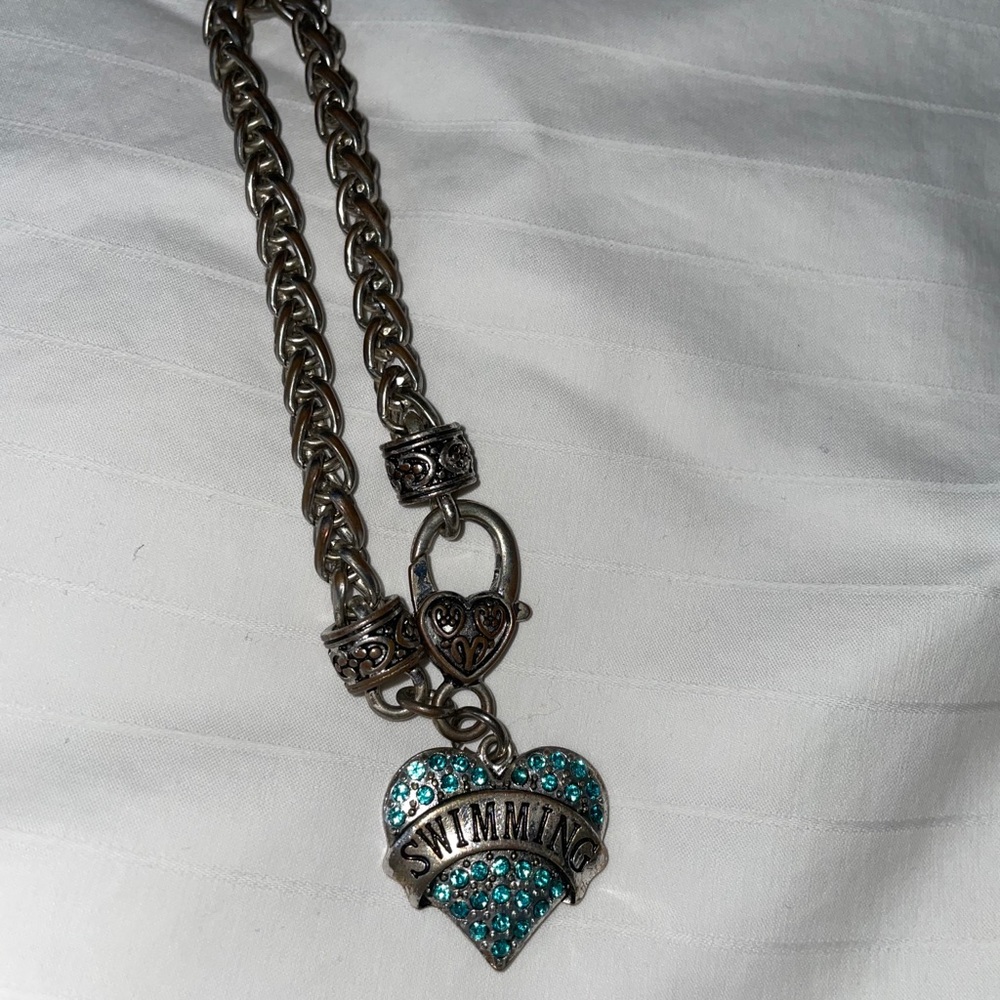 swimming bracelet heart